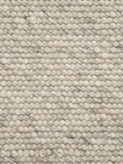 Woll-Teppich, Beige -Sweet Beteppiche Geschaft Tjaellmo HandwebTeppich Grau Beige 150rund lup