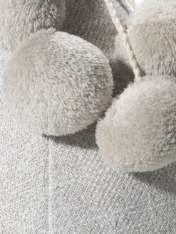 Objekt, Graubeige -Sweet Beteppiche Geschaft Tuerbommel Tuerstopper Graubeige 15x15x28 lup