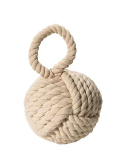 Objekt, Beige -Sweet Beteppiche Geschaft Tuerkugel Tuerstopper Beige 13x13 per2