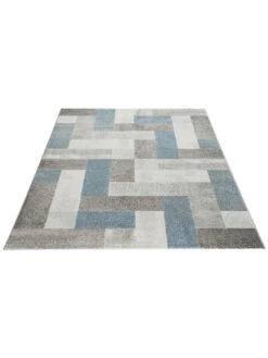 Moderner Teppich, Blue Avenue 8 Moderner Teppich, Blue Avenue -Sweet Beteppiche Geschaft UrbanMaze DesignerTeppich Blau BlueAvenue 160x230 fper