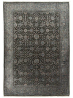 Vintage-Teppich, Silver-Blue -Sweet Beteppiche Geschaft Valdiva VintageTeppich Grau SilverBlue 200x290 pla