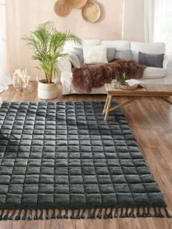 Flachgewebe-Teppich, Home Sweet Grey