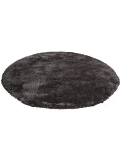 Hochflor-Teppich, Schiefer -Sweet Beteppiche Geschaft Vernissage Langflorteppich dunkelgrau schiefer 200rund per2