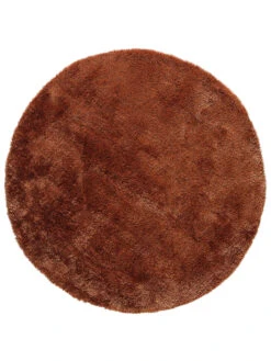 Hochflor-Teppich, Kupfer -Sweet Beteppiche Geschaft Vernissage Langflorteppich orange kupfer 200rund pla