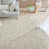 Woll-Teppich, Kiesel -Sweet Beteppiche Geschaft Walsertal HandwebTeppich Beige Kiesel 130x200 mil2